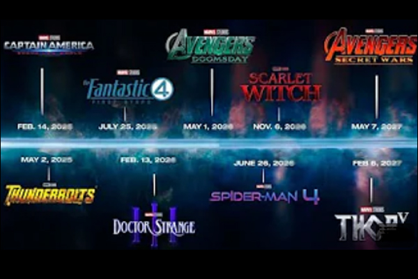 Marvel Studios anuncia 26 novidades até 2028